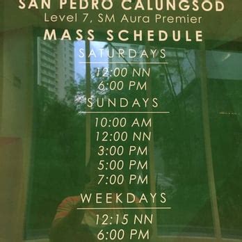 pedro calungsod cebu mass schedule
